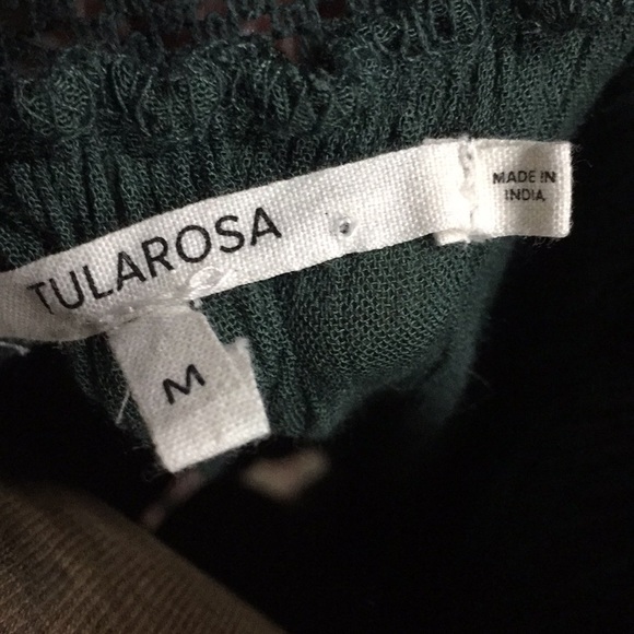 Tularosa Med Avery Olive Midi Dress Like New Rayon - Picture 7 of 8